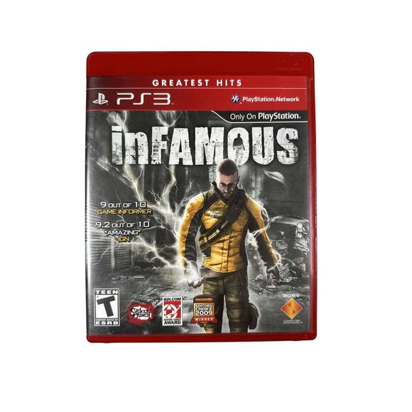 inFamous (Sony PlayStation 3, 2009) Authentic, CIB, Tested - Picture 1 of 3